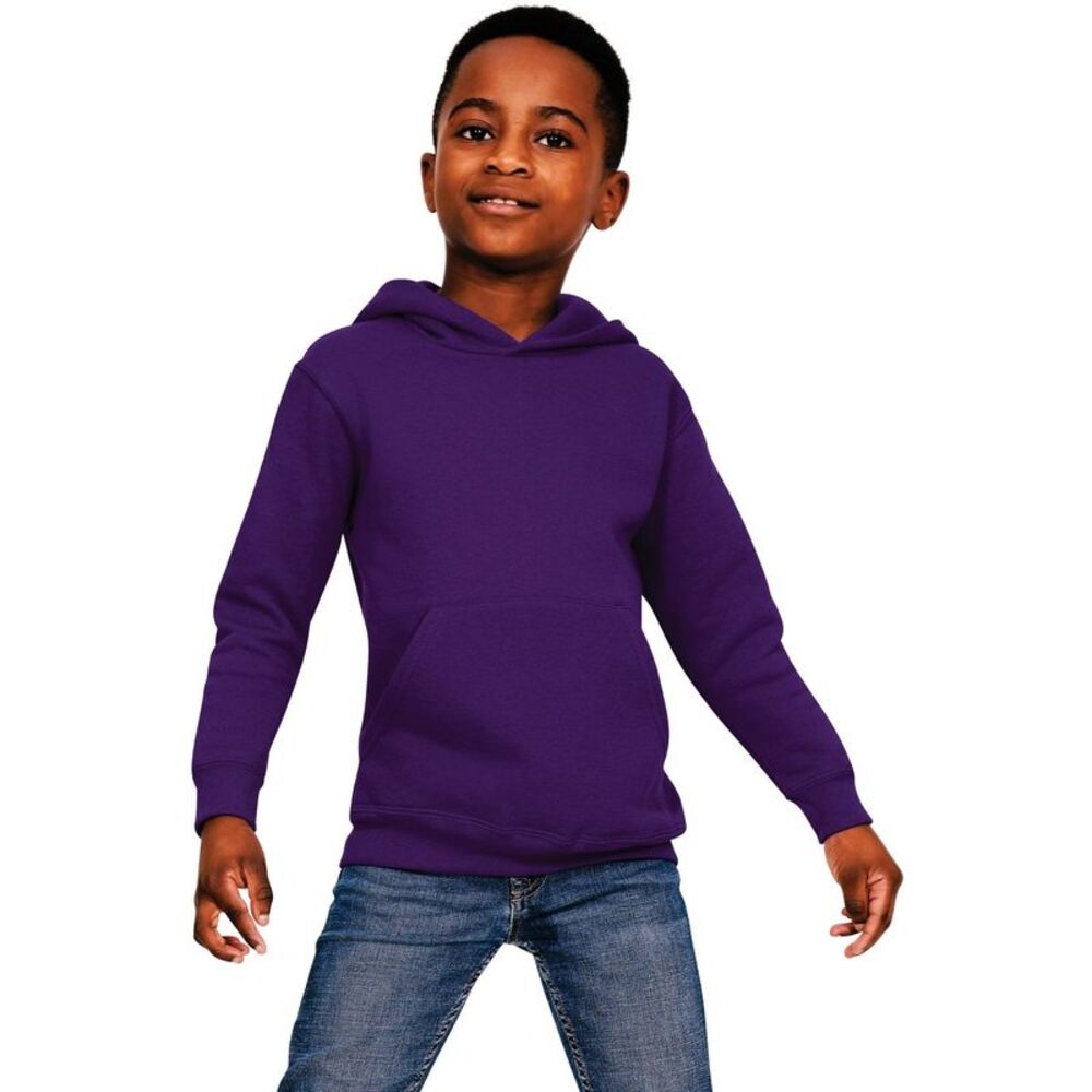 Casual Classics Childrens/Kids Blended Ringspun Cotton Hoodie / Purple